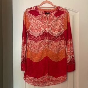 Tropical long sleeve top